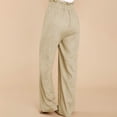 thumbnail image 3 of Pantalones Largos De Mujer, Pantalones Casuales De Cintura Alta Para Mujer Con Cinturón Para La Vida Diaria ANGGREK Otros, 3 of 5