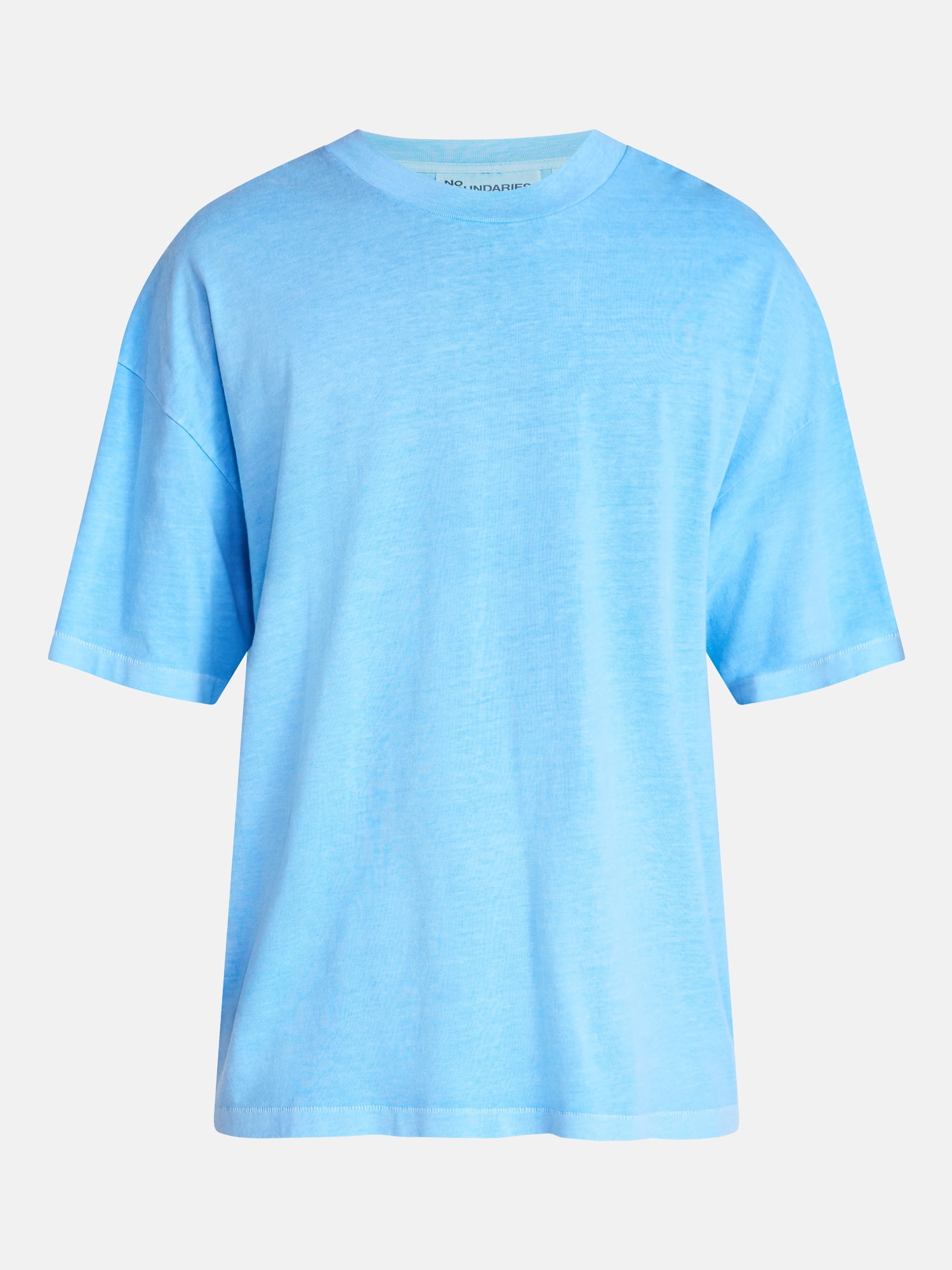 No Boundaries Men's Oversized Boxy Tee with Short Sleeves, XS-4XLT