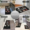 thumbnail image 5 of Kitchen Mat 2 Piece Set Washable Kitchen Rug 17"x47"+17"x30"(Kitchen-Letter), 5 of 6