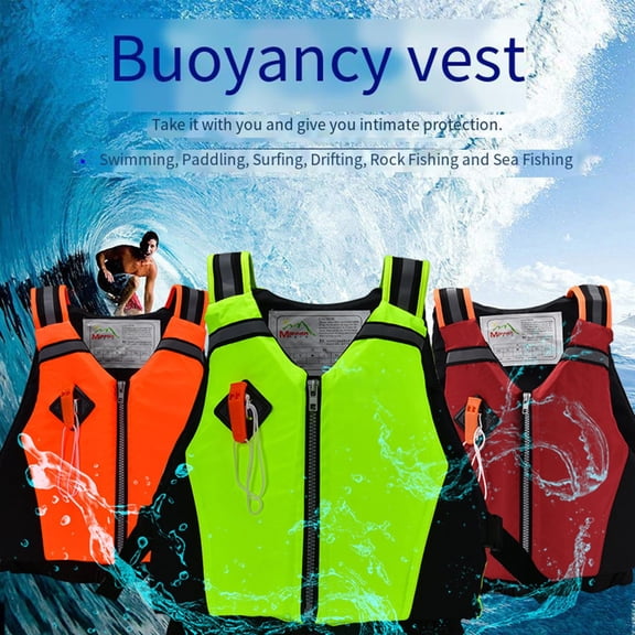 WANGJING Kayak Life Jacket for Adults , Swimming Life Vest , Coast Guard Approved Life Jackets for Kayak, Boating, Fishing, Paddle Sports