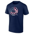 thumbnail image 2 of Men's Navy LA Clippers Flag Logo T-Shirt, 2 of 3