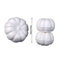 thumbnail image 2 of Halloween Pumpkin Decorations 4 Inch Styrofoam Pumpkins for Crafts Fall Pumpkin Decor White Unpainted 10 Pack for Halloween Craft Activities and Displays, 2 of 6