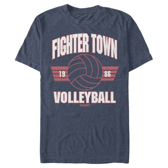 Men's Top Gun Fighter Town Volleyball Graphic T-Shirt