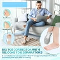 thumbnail image 5 of Upgraded Bunion Corrector for Women & Men, Orthopedic Bunions Correction with Non Slip Big Toe Separators, Adjustable Bunion Splint Suitable for Left/Right Feet Bunion Relief (1PCS), 5 of 7