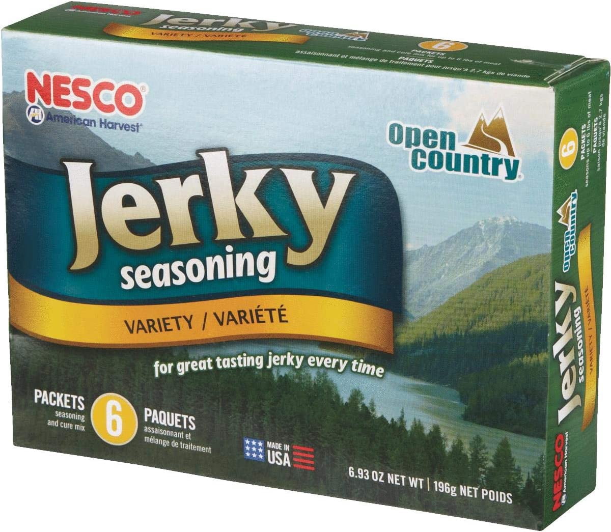 Nesco BJV-6 Variety Pack Of Beef Jerky Spices