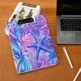 thumbnail image 5 of FORMRS A4 Clipboard Folder with Pen Holder Horizontal Foldable School Office Binder, Purple Starfish Pattern, 5 of 9