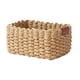 thumbnail image 2 of CaiYueKe Woven Storage Basket, Natural Fiber Organizer Basket, Decorative Wicker Bin for Home Bathroom Bedroom Kitchen, Storage Box for Cosmetics Toys, Handmade Rattan Basket, Rustic Organizer, 2 of 7