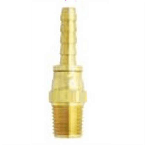 Milton Industries 1/4" M. End, 1/4" ID Hose - Full Swivel