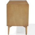 thumbnail image 4 of Bowery Hill Mid-Century 3 Drawer Wood Media Console Table in Acorn, 4 of 11