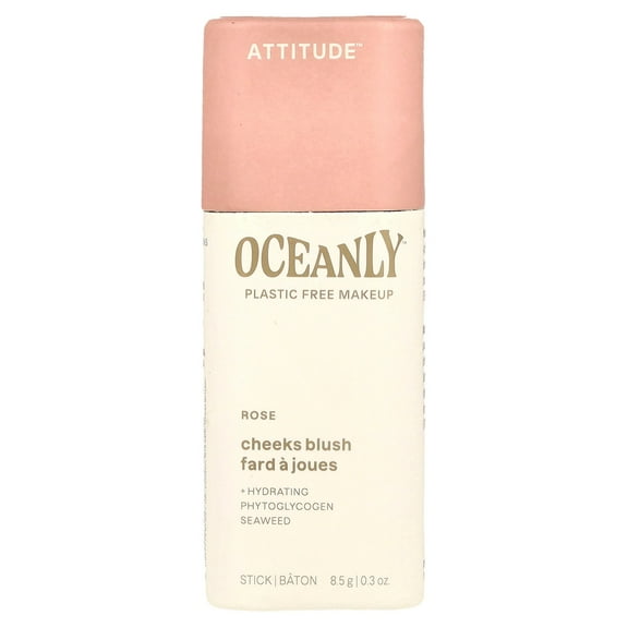ATTITUDE Oceanly™, Cheeks Blush, Rose, 0.3 oz (8.5 g)