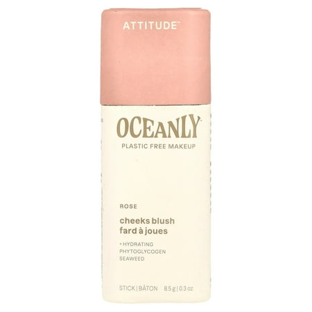 ATTITUDE Oceanly™, Cheeks Blush, Rose, 0.3 oz (8.5 g)