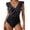 Wave point, variant on New Model Bikini with Ruffled Trim, Tummy-Covering, Slimming, Conservative One-Piece Bikini Swimsuit for Women is a must-have for hot spring and beach vacations