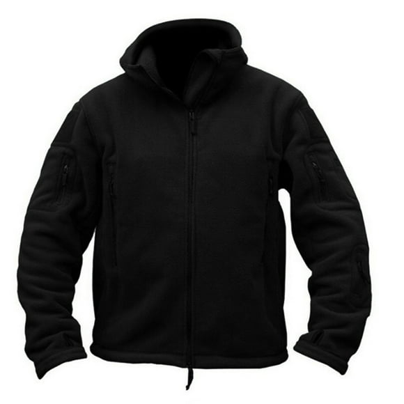 Black Friday Deals! TopLLC Winter Coats for Men,Men's Outdoor Multi-pocket Fleece Sweater Military Double Sided Fleece Hooded Jacket Men Hooded Sweatshirts Coat Winter Jacket Trench Coats
