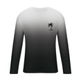 thumbnail image 4 of Graphic Tees for Men Big and Tall S-4X Plus Size Long Sleeve Round Neck T Shirts Casual Gradient Printed Loose Pullover Comfort Tops Tshirts, 4 of 5