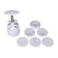 thumbnail image 1 of Moon Cake Molds Hand-Pressure Mooncake Mold Set with 6Pcs Stamps, 1 of 9