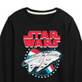 thumbnail image 3 of Star Wars - Millennium Falcon Americana - Toddler And Youth Long Sleeve Graphic T-Shirt, 3 of 5