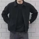 thumbnail image 3 of Abrigo de Jeans para Hombre Botones de Lana con Oveja Chaquetas Vaqueras Hombre Acolchado Acolchado Marrón Cálido Precio Barato Elegante Invierno 2024 de Tela, 3 of 5