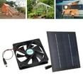 thumbnail image 4 of Solar Fan, Solar Powered Fan Laminated Epoxy Appearance Easy To Operate  For Cooling Down For Greenhouses, 4 of 8
