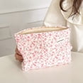 thumbnail image 2 of Small Fresh Floral Cosmetic Bag Large Capacity Travel Toiletries Organizer Makeup Pouch for Women Girls, 2 of 6