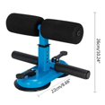 thumbnail image 4 of Dispositivo de asistencia para abdominales, barra con soporte para pies, equipo de fitness, 4 of 5