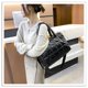 thumbnail image 5 of Bolso de hombro de invierno para mujer, cartera con apertura enmarcada ancha, acolchada Negro Yuyangstore Bolso de mujer, 5 of 8