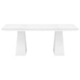 thumbnail image 3 of Fnova 63" Home Office Computer Desk, White Modern Executive Desk, Writing Desk, Easy to Assemble, 3 of 18