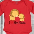 thumbnail image 4 of Inktastic I Love My Nana Boys or Girls Long Sleeve Baby Bodysuit, 4 of 5