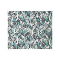CafePress - Boho Feathers Throw Blanket - Soft Fleece Throw Blanket, 50"x60" for All Ages