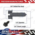 thumbnail image 3 of OttoSpeed License Plate Screws with Threaded Screw-On Covers, Black, 3 of 7