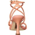 thumbnail image 3 of Sam Edelman Maven Clay Tubular Vamp Buckle Ankle Straps Flared Heeled Sandals (Clay, 5), 3 of 6