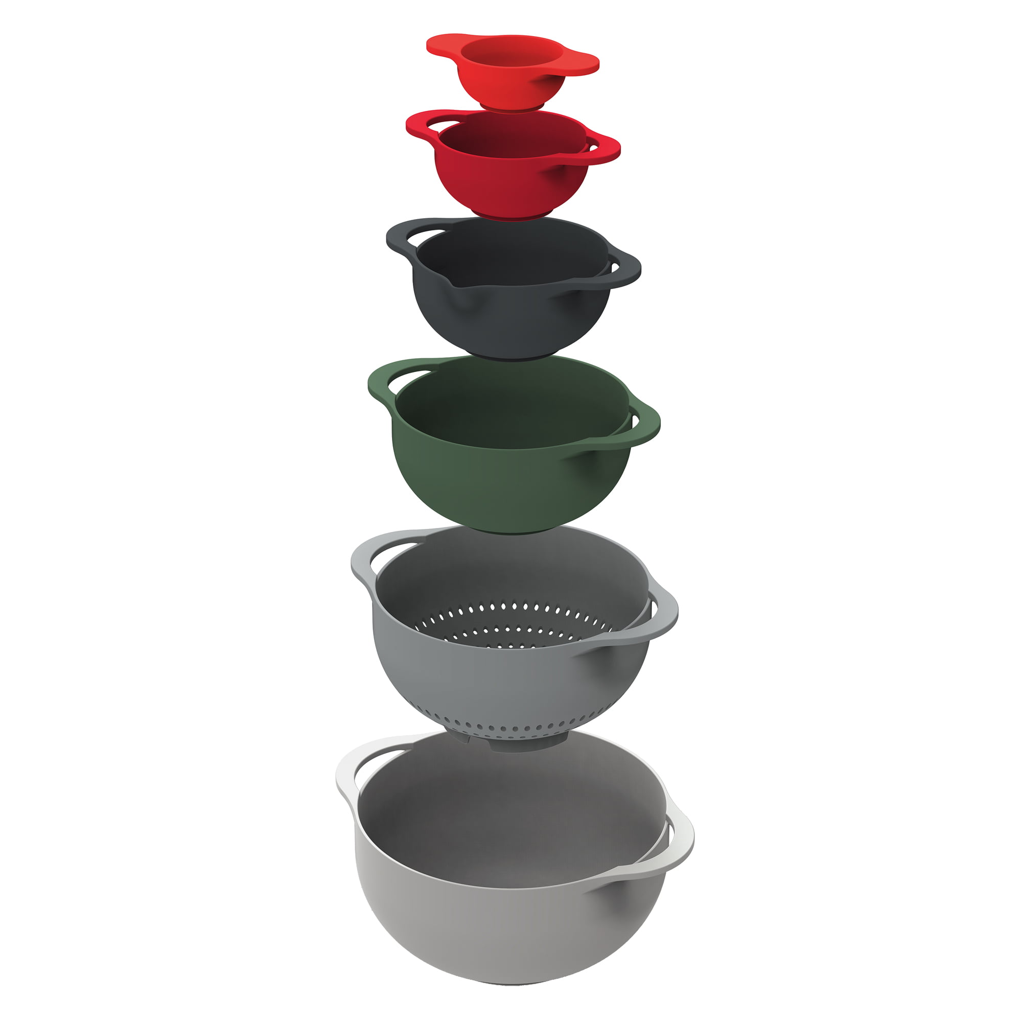 JOEY'Z EXTRA LARGE Mixing Bowl (13-Inch) 6-Quart Plastic Salad Bowl/Mixing  Bowls/Serving Bowls