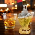 thumbnail image 4 of Oliegs Design Glass Liquor Bottle Decorative Whiskey Container Style Barware For Home And, 4 of 5