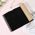 thumbnail image 3 of 8x60.6 Inch Black Velvet Self Adhesive Material Soft Repair Patch Flock Backing Paper Liner Felt Sticky Solid Color Wallpaper Fabric, 3 of 9