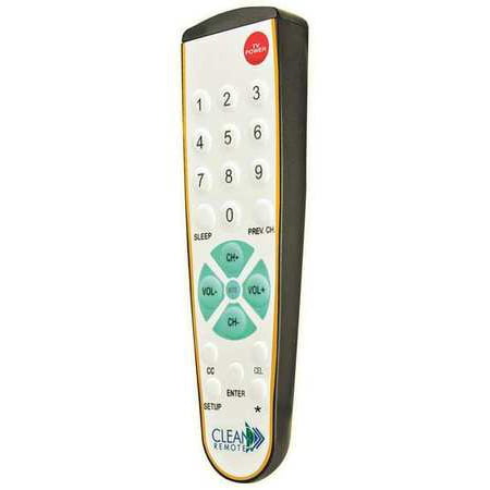 CLEAN REMOTE Large Button Universal Remote Control for Healthcare, (Best Way To Clean Remote Controls)