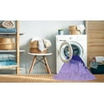 thumbnail image 2 of Ahgly Company Machine Washable Indoor Square Transitional Purple Mimosa Purple Area Rugs, 7' Square, 2 of 7