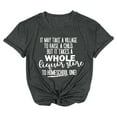 thumbnail image 2 of Mefallenssiah T-Shirt Décontracté à Manches Courtes et Col Rond avec Imprimé Lettre pour Femmes, 2 of 4
