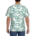 thumbnail image 3 of Bixox Men's Hand Drawn Snake Printed Short Sleeve Skinny Athletic T-Shirt, 3 of 6