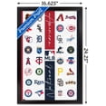 thumbnail image 3 of MLB League - Logos 23 Wall Poster, 14.725" x 22.375" Framed, 3 of 6