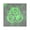 Clear, variant on CafePress - Green Biohazard Symbol Sticker - Square Sticker 3" x 3"