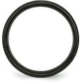 thumbnail image 3 of Chisel Stainless Steel 6.2mm Black IP-plated Brushed Center with Polished Edges Band - Ring Size 10.0, 3 of 8