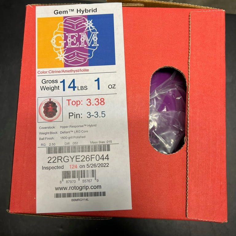 Roto Grip Gem Hybrid 14 lbs NIB - Walmart.com