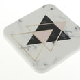 thumbnail image 3 of Diatom Cup Posavasos Absorción de Agua Aismiento Pad Anti Escaldado Diatom Tea Coaster 10x10cm Triángulo Baoblaze Práctico de costa de la bebida de Diatomite, 3 of 6