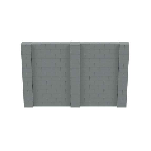 EverBlock 11’ x 7’ Wall Kit | Modular Building Blocks | Wall System for Building, Display & Structures | Room Divider & Partition | Easy to Connect & Reuse | Indoor & Outdoor Use