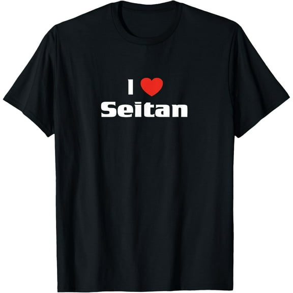 I Love Seitan Shirt Funny Vegetarian Vegan Tee