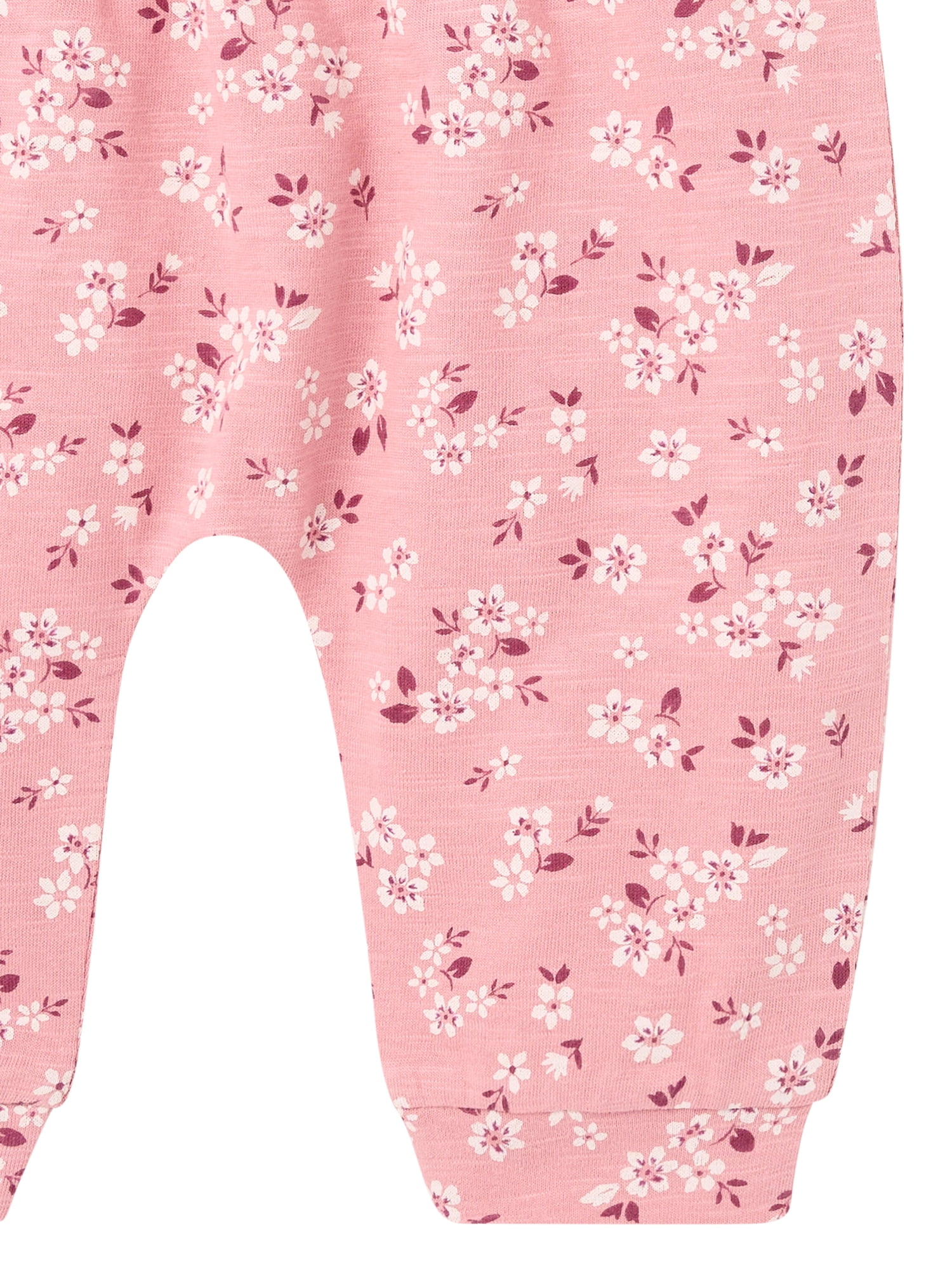 Modern Moments by Gerber Baby Girl Box Fit Top and Harem Pant Outfit Set, 2-Piece, Sizes 0/3 Months - 24 Months