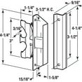 thumbnail image 2 of Black, Screen Door Latch and Pull, 2 of 2