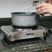NESCO® SB-01 1500 Watt Ceramic Silver Electric Burner