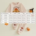 thumbnail image 4 of Quealent My First Halloween Baby Boy Outfit Newborn Long Sleeve Pumpkin Patch Sweatshirt Pants Toddler Infant Fall Clothes (Beige, 18-24 Months), 4 of 9