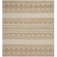 thumbnail image 2 of SAFAVIEH Natura Carly Geometric Braided Wool Area Rug, Beige/Ivory, 6' x 6' Square, 2 of 6