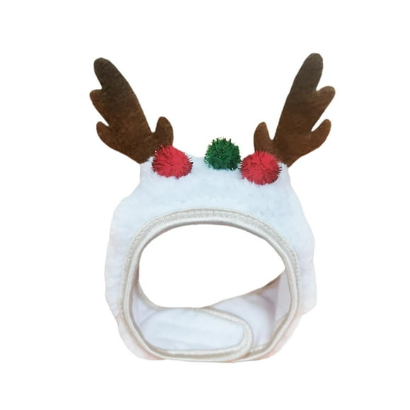 Sombrero de Papá Noel para mascotas, sombrero de Navidad para gatos y perros pequeños, accesorios decorativos para disfraces, sombreros para ga L